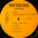 Santana ‎– New Gold Disc (Япония 1975г.)Т