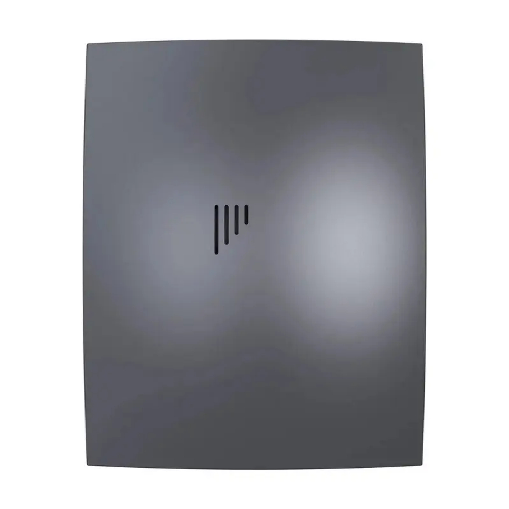 Вентилятор накладной BREEZE D100 обратный клапан Dark gray metal