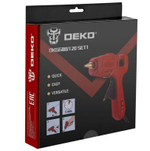 Термопистолет клеевой Dеко DKGG120 SET1 063-4975 120 Вт