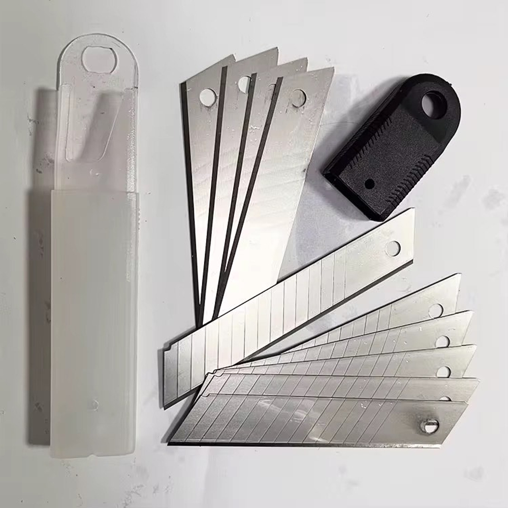 Лезвия 18мм для канцелярского ножа, 10 шт.