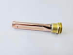 Медный котловой стакан с тремя пазами (наружная резьба 1/2") L=108мм