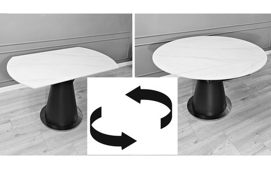 Стол обеденный раскладной круглый F328