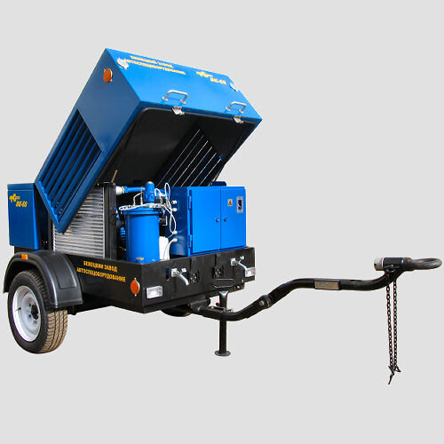 Передвижной бежецкий компрессор асо-вк22пд