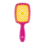 Расческа для волос Janeke Superbrush - розовая с жёлтым