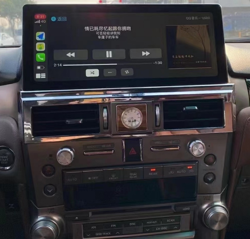 Магнитола для Lexus GX460 2009-2019 - Carmedia ZH-L1208 монитор 12.3" на Android 12, 8Гб+128Гб, CarPlay, 4G SIM-слот