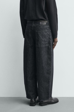 ZARA ДЖИНСЫ WIDE FIT, ИНДИГО