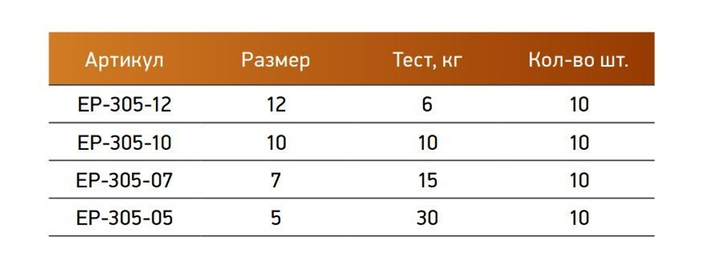 Вертлюг для рыбалки ECOPRO EP-305