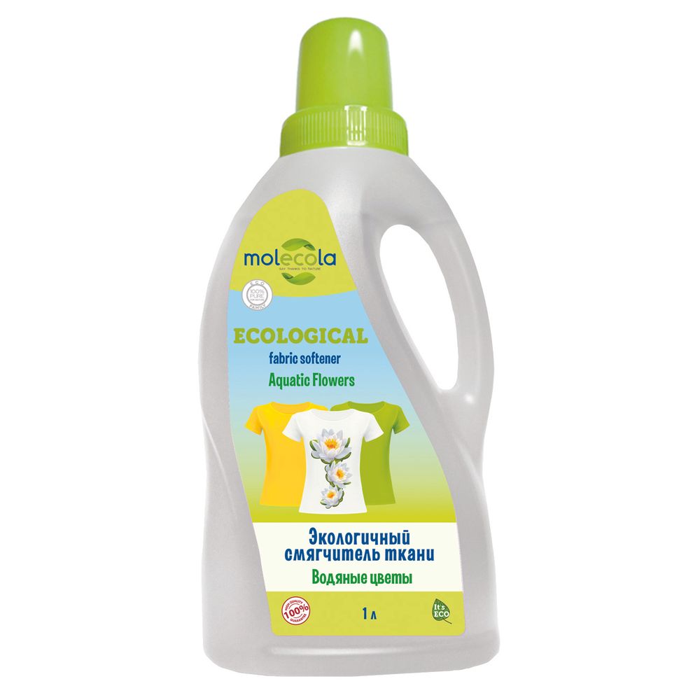 Экологичный универсальный гель для стирки КОНЦЕНТРАТ Водяные цветы (Molecola)