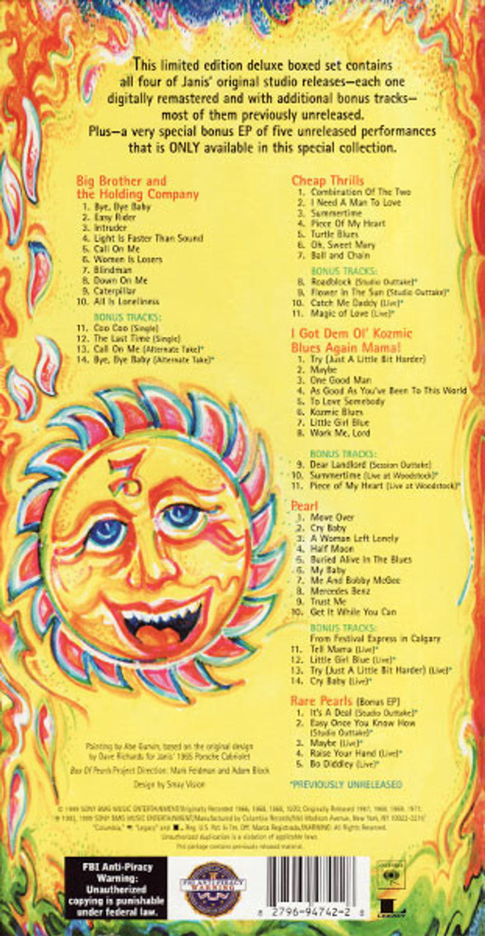 Janis Joplin / Box Of Pearls: The Janis Joplin Collection (5CD)