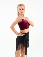 Топ бархатный на лямках