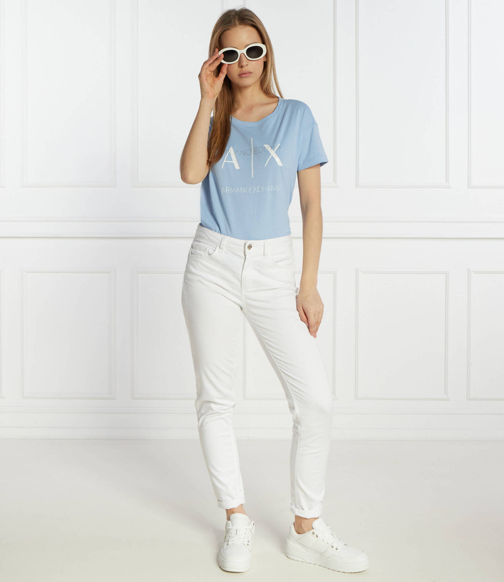 Футболка Armani Exchange - голубой(3DYT36 YJ3RZ)