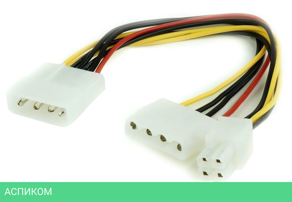 Разветвитель Cablexpert CC-PSU-4 ATX/MOLEX 0.15 м