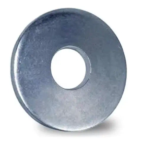 Шайба кузовная Стройбат, DIN 9021, 22 мм, белый, цинк
