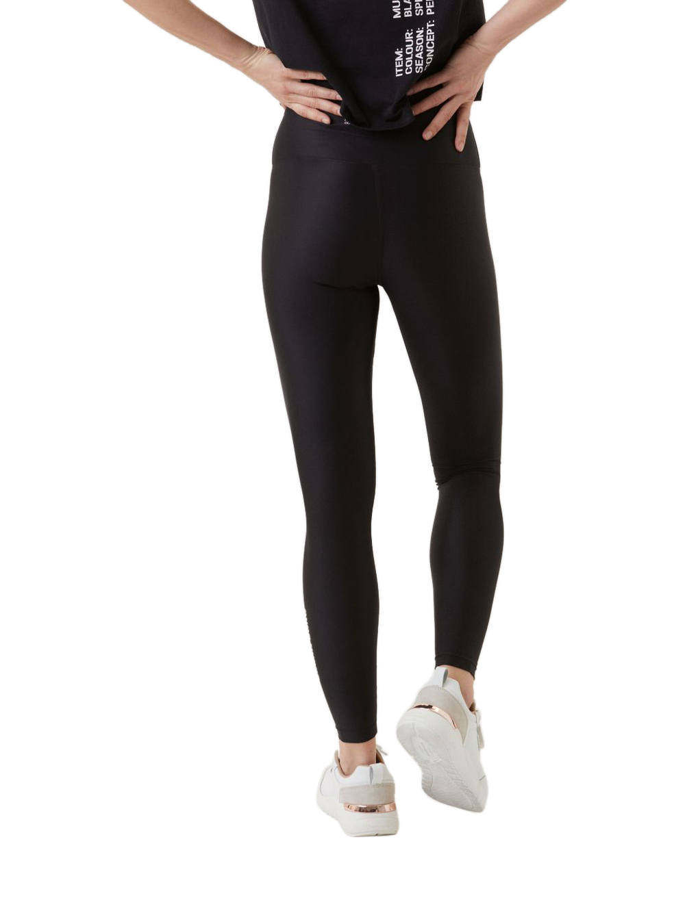 Leginsy Björn Borg Sthlm High Waist Solid Tights - черный