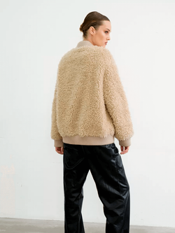 Куртка бомбер из шерсти, SilverFox (арт.S2302-001)