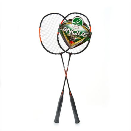 Набор для бадм. DOUBLE FISH JINQUE 1303, для начинающ.,стал. стерж, алюм. обод, со струнами, черный