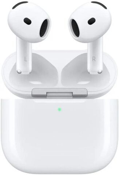Наушники Apple AirPods 4 ANC A3055/A3056/A3059, Bluetooth, вкладыши, белый [mxp93ll/a]