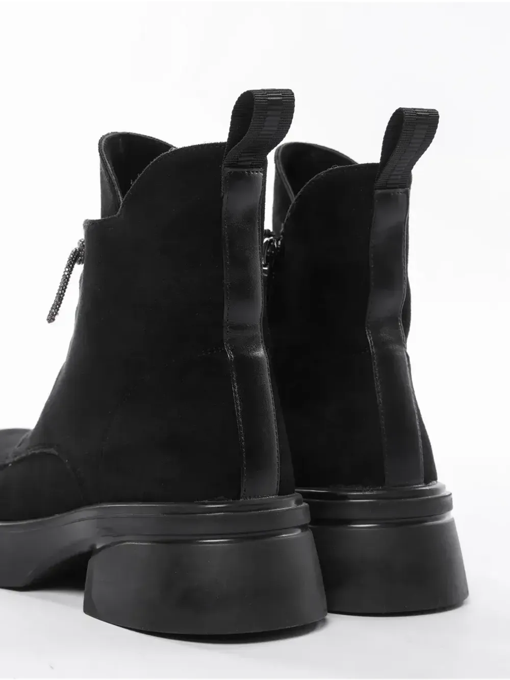 Зимние ботинки на высокой платформе