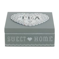 GAEM Шкатулка для чайных пакетиков, L18 W18 H7 см