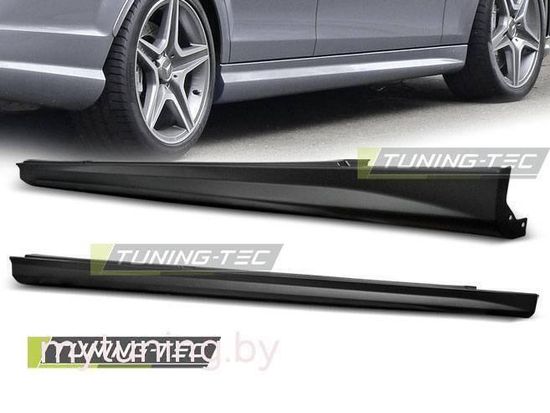 Накладки на пороги AMG STYLE для Mercedes C W204