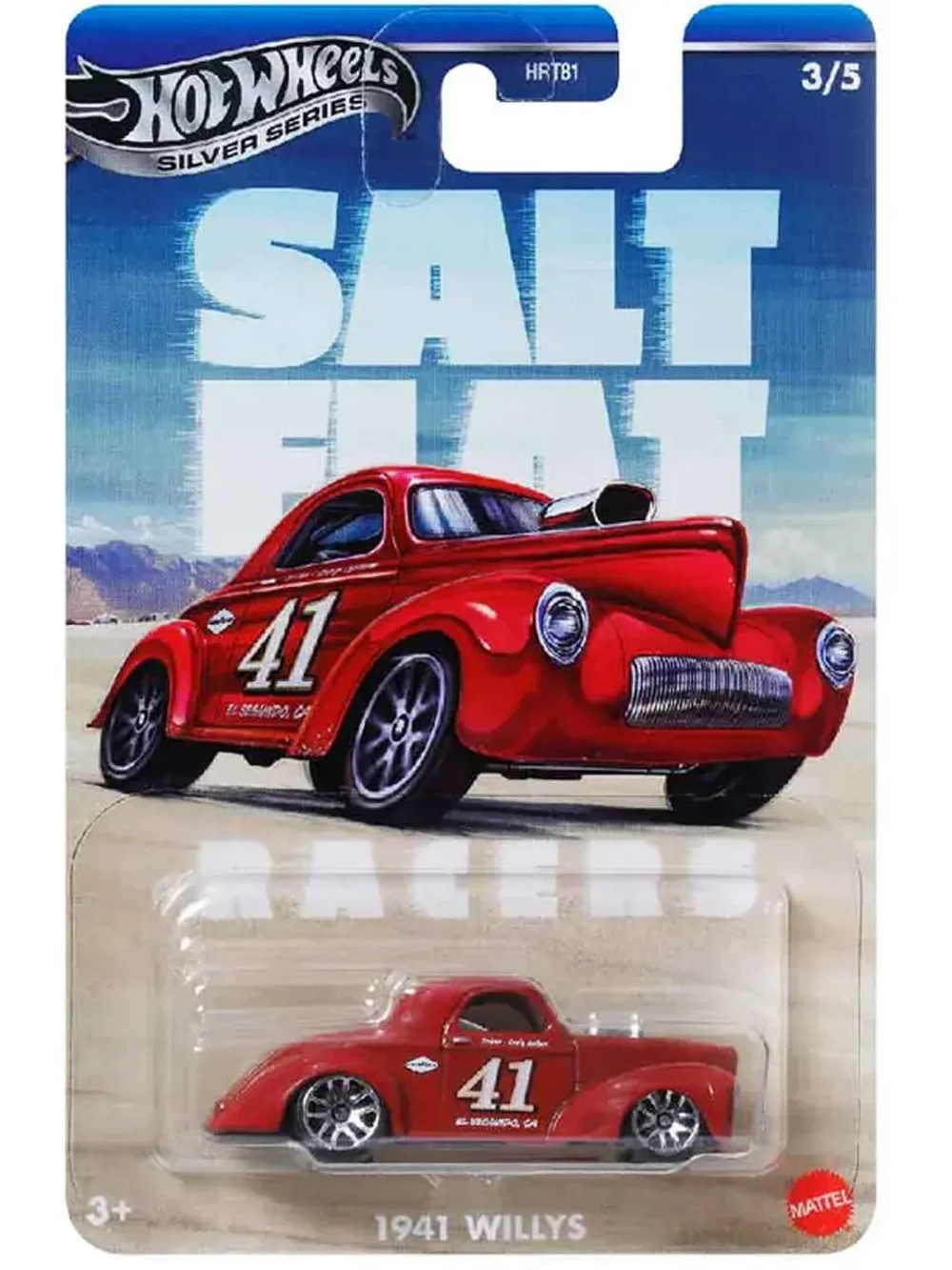 Машинка Хот Вилс Silver Series 1941 Willys HRT81 JBY83