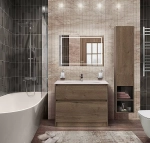 Тумба с раковиной BelBagno Kraft 600 Rovere Tabacco