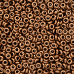 Японский бисер TOHO Demi 11/0 (№221), металлизированный, непрозрачный глянцевый