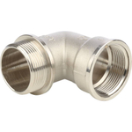Угольник STOUT никелированный 1 1/2" ВР/НР с упором