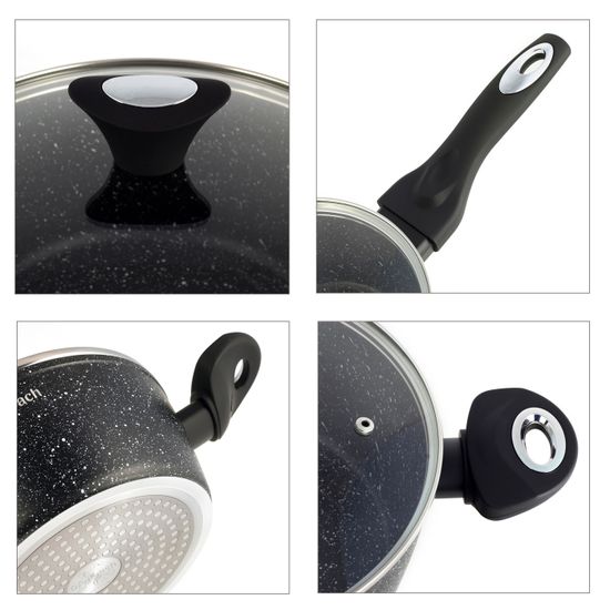 Набор посуды Ofenbach NB 100520 (12 предметов) из алюминия с мраморным покрытием