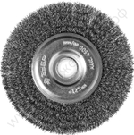 ЗУБР 125 мм, витая стальная проволока, 0.3 мм, Щетка дисковая, Профессионал (35185-125)