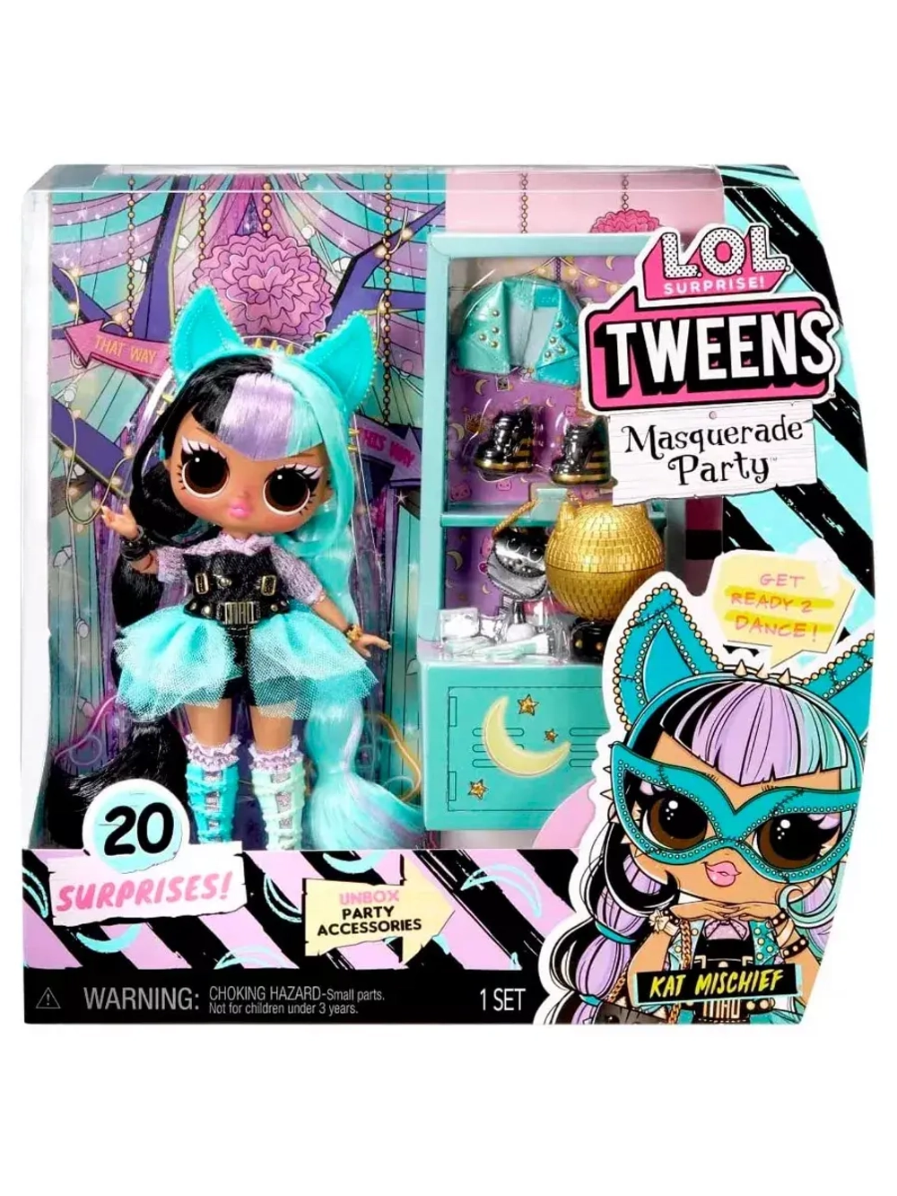 Кукла подросток Lol Tweens Masquerade Party Kat Mischief
