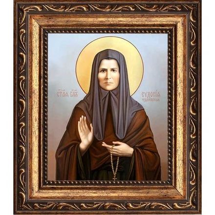 Евдокия (Маханькова) Чудиновская блаженная. Икона на холсте.