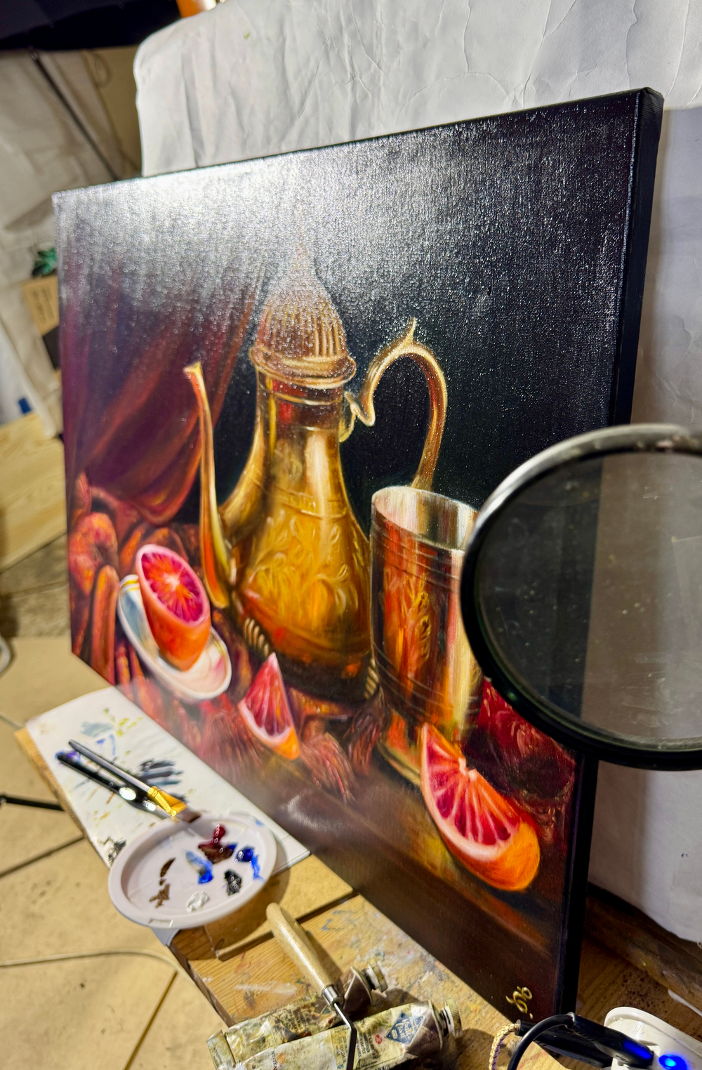 Картина «Восточные мотивы» | Холст, масло 70х50 см | Художница Ефимова Ольга