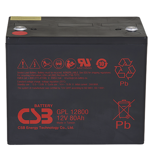 Аккумулятор CSB GPL12800
