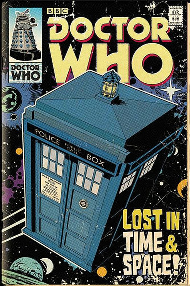 Лицензионный постер (2) DOCTOR WHO (TARDIS)