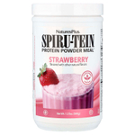 NaturesPlus, Spiru-Tein®, протеиновый порошок, со вкусом клубники, 544 г (1,2 фунта)