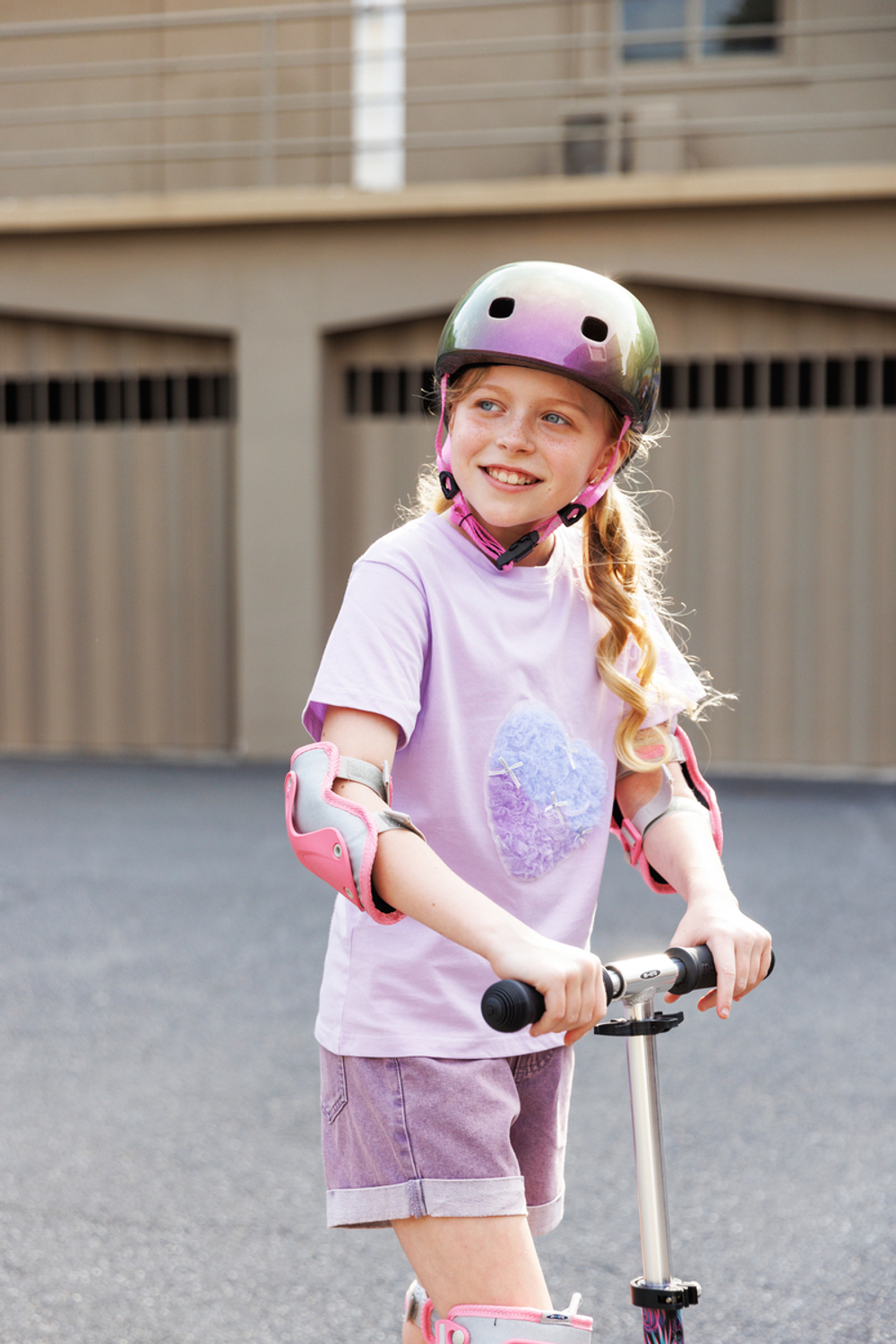 Шлем Micro - Неохром розовый (M) BOX