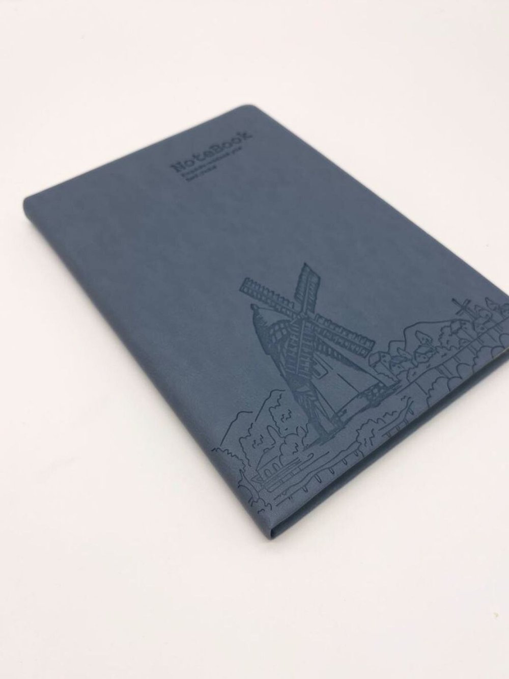 Блокнот 112 л. В5 25*17,5 см лин. серо-голубой  (7674-3)