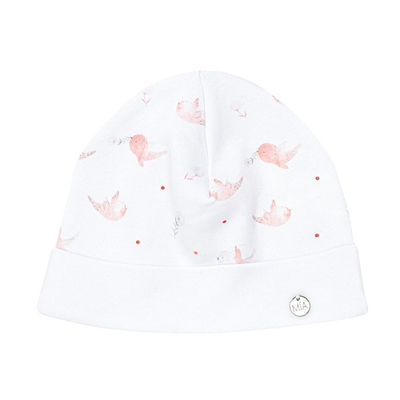 Шапочка из хлопка "Птички"