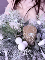 Новогодняя композиция на стол «Снежная зима»