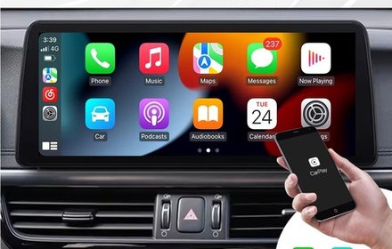 Магнитола для KIA Optima 2016-2020 - Redpower 85097XLB монитор 12.3" QLED в стиле BMW, Android 14, CarPlay, 4G SIM-слот