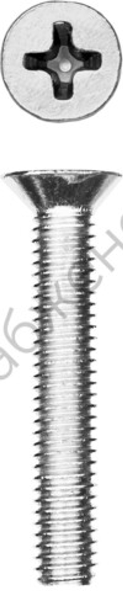 ЗУБР DIN 965, M5 x 30 мм, кл. пр. 4.8, винт с потайной головкой, цинк, 8 шт (303116-05-030)