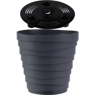 Кашпо Бархан (1,4л) Цв. Антрацит (Арт. КШ-4316)