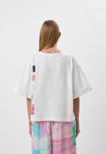 Лонгслив укороченный жен. ICE PLAY 4301103 молочный мороженное