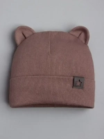 Шапка детская с ушками на осень