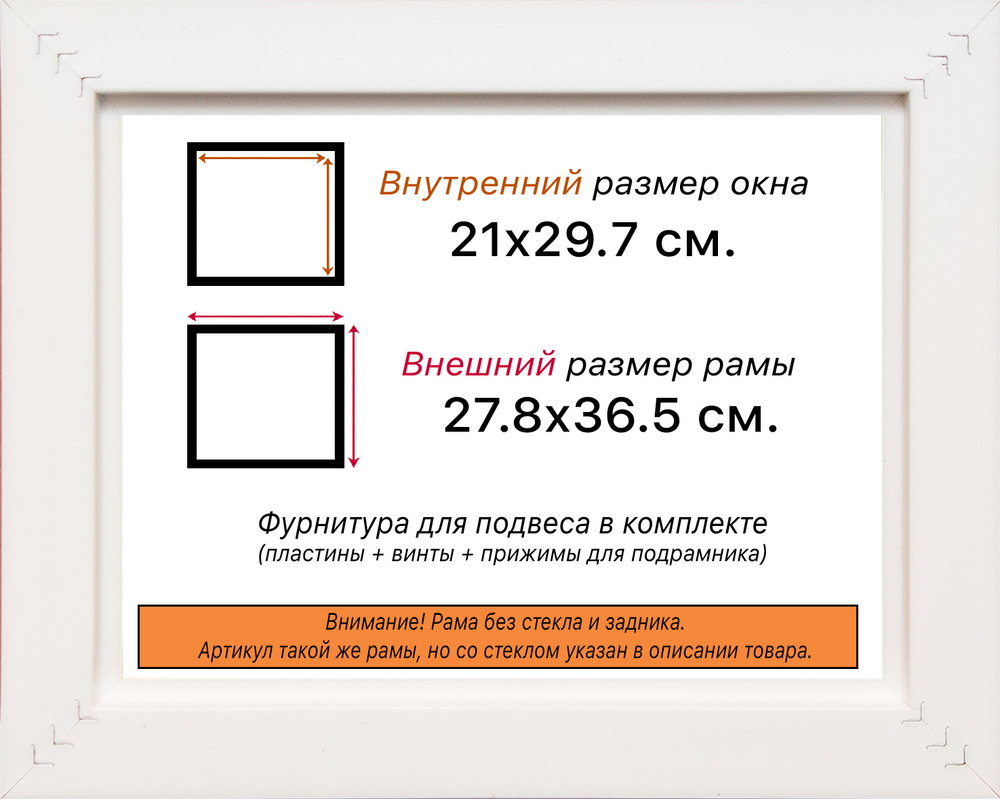 Рама 21x29,7 для картин и фотографий RP0180858-06