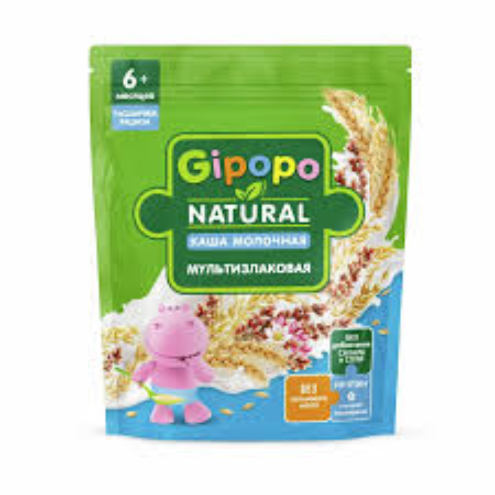 Каша молочная Gipopo Мультизлаковая 180 гр