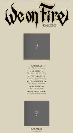 Альбом &TEAM - We on Fire SOLO EDITION (Random Ver.)