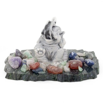 Сувенир из мрамолита "Слоник сидит"