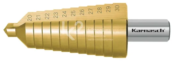 Ступенчатое сверло Ø 20-30 мм, Karnasch,арт. 21.3010